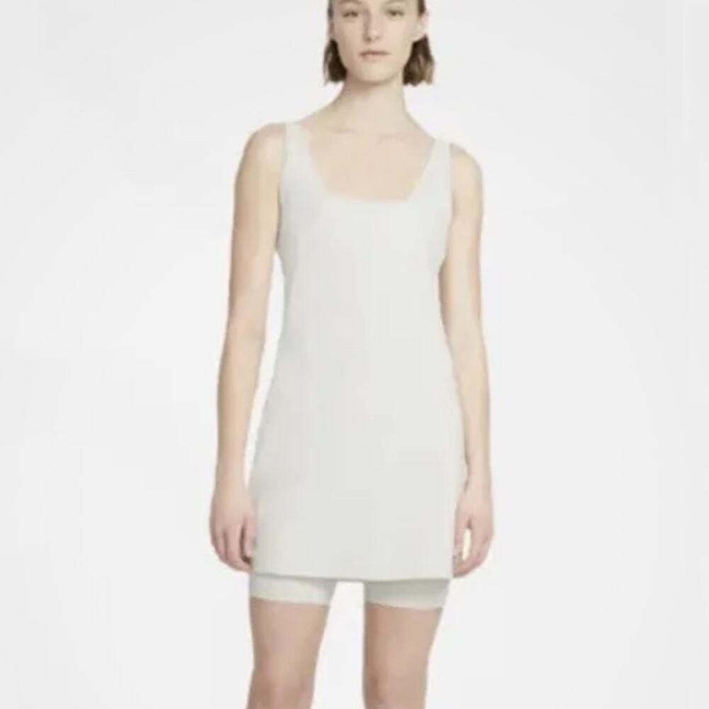 Nike Womens Bliss Luxe Training Dress Skort Light Bone Tan size large